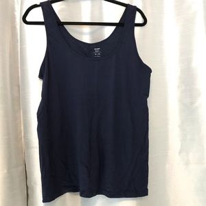 Old Navy Fitted Workout Tank Size XL Navy Blue
